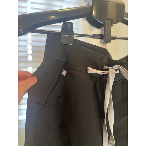 Figs Scrub Pants Womens S Small Black Zamora Jogger Stretch Medical Uniform Work - Picture 10 of 11